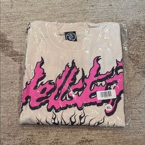 Hellstar Pink and Black Graphic Tee